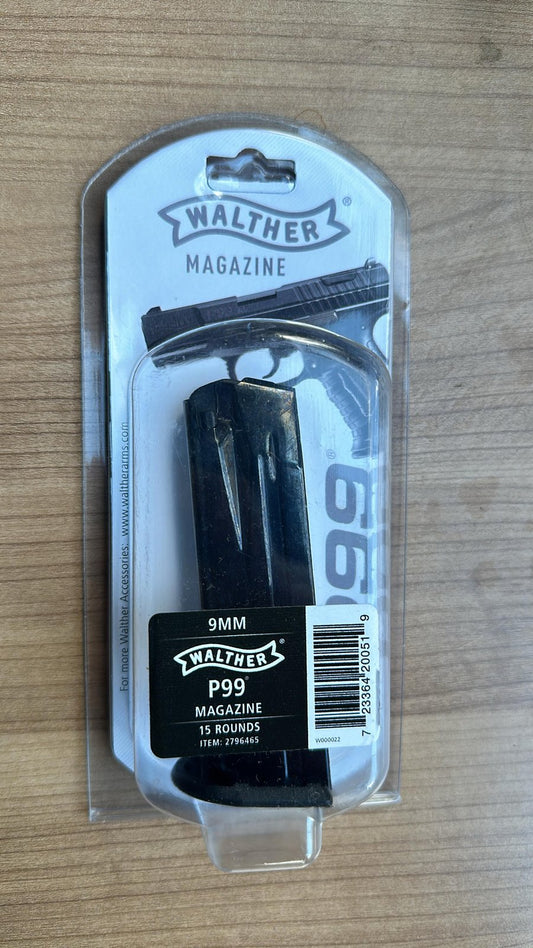 Walther P99 9mm 15 kapasiteli şarjör