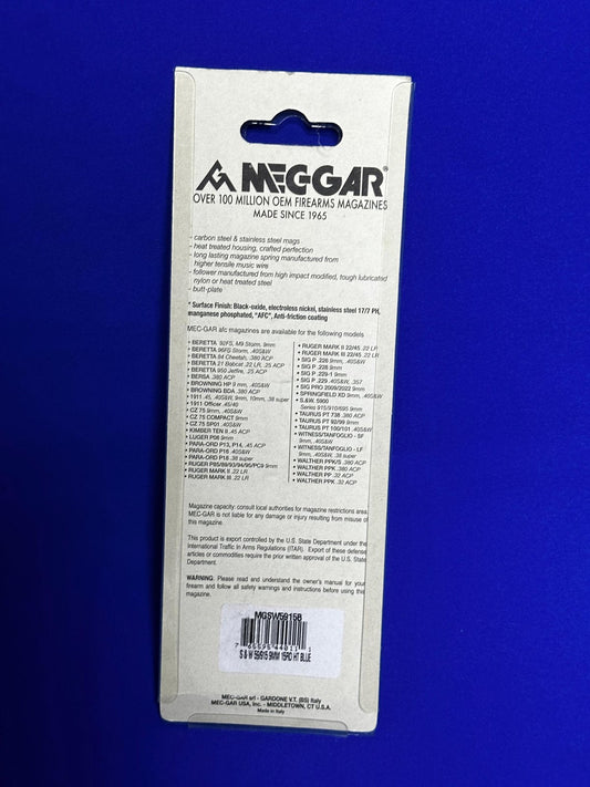 Mec-Gar S&W 5900 9mm 15 kapasiteli şarjör