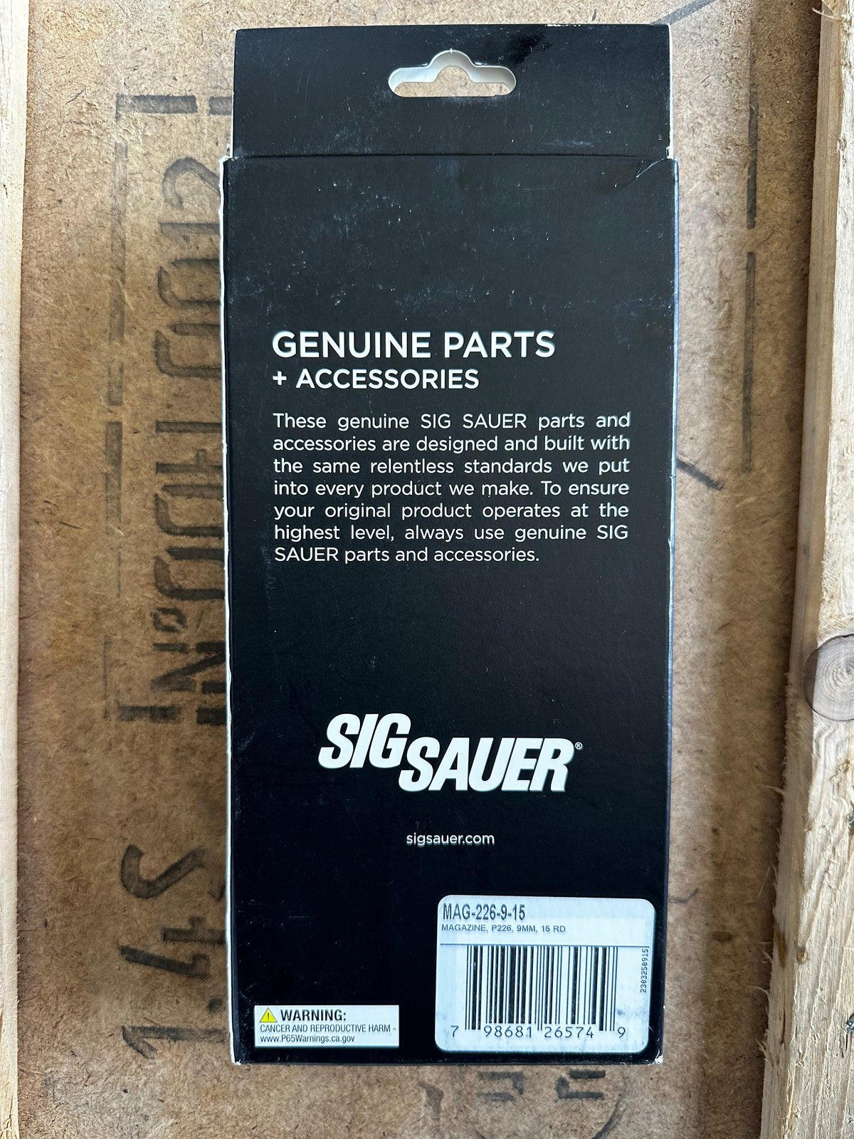 SIG Sauer P226 9mm 15 kapasiteli şarjör