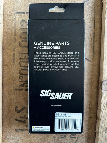 SIG Sauer P226 9mm 15 kapasiteli şarjör