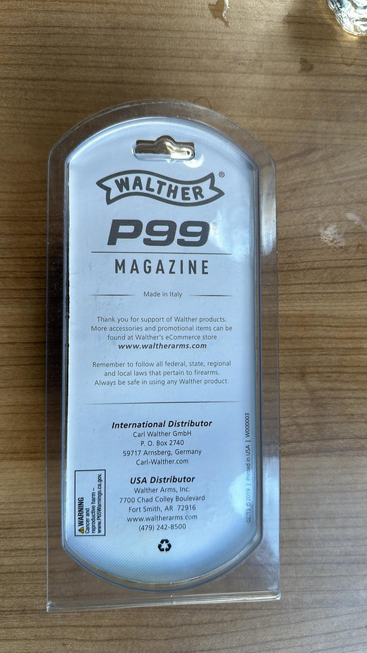 Walther P99 9mm 15 kapasiteli şarjör